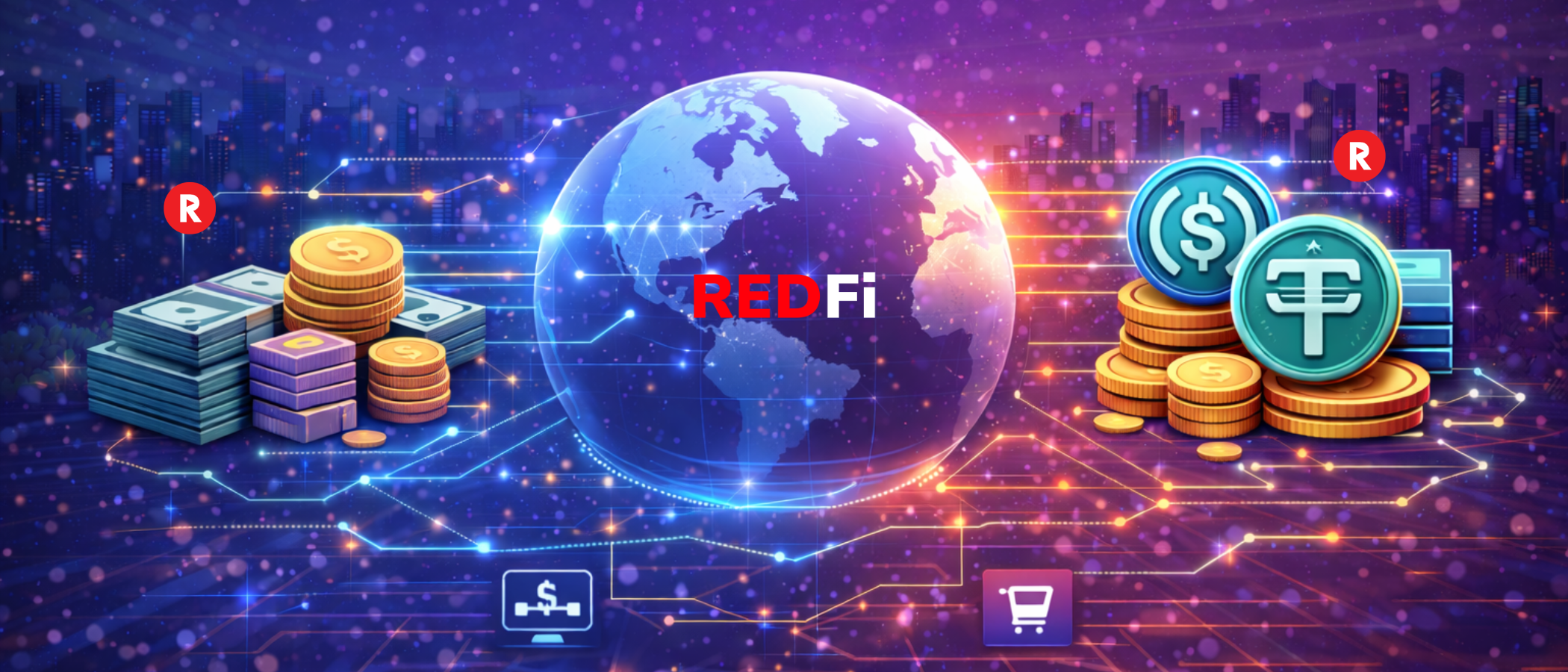 Cross-border payments using stablecoins with compliant global payment infrastructure